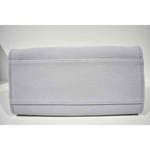 Chanel 22S Deauville Grey Large Shopping 30cm 2Way Silver Chain Handle Tote Bag - Picture 12 of 12